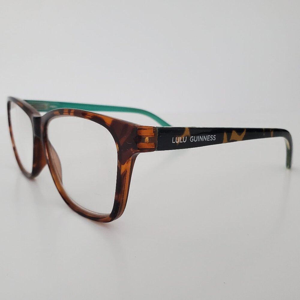 LULU GUINESS Eyewear Frames Tortoise Shell & Teal *READ* Eyeglass Lenses Frames